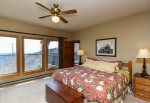 This second King Bedroom with a view is perfect for guests or family.